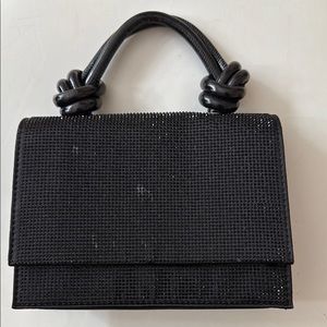 Studded  Black mini Handbag